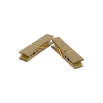 Load image into Gallery viewer, Brass Clothespin Clip – Minimalist Gold Metal Spring Clip
