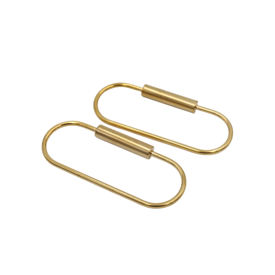 Brass Keyring -Key Fob/Keychain With Screw Closure