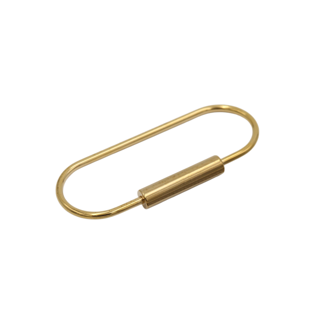 Brass Keyring -Key Fob/Keychain With Screw Closure
