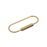 Brass Keyring -Key Fob/Keychain With Screw Closure