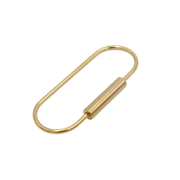 Brass Keyring -Key Fob/Keychain With Screw Closure