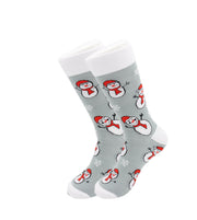 Snow Man Holiday Socks - Comfy Cotton for Men & Women