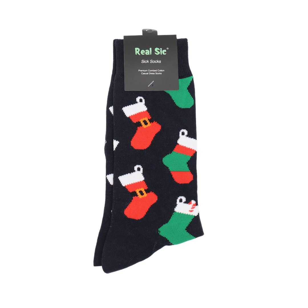 Christmas Stockings Holiday Socks - Comfy Cotton for Men & Women