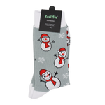 Load image into Gallery viewer, Snow Man Holiday Socks - Comfy Cotton for Men &amp; Women
