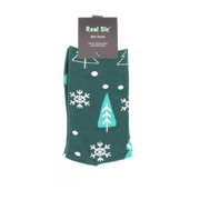 Christmas Tree Holiday Socks - Comfy Cotton for Men & Women