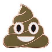 Poop Emoji Pin Series - Poop Enamel Pin Series in 5 Different Colors