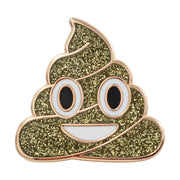 Poop Emoji Pin Series - Poop Enamel Pin Series in 5 Different Colors