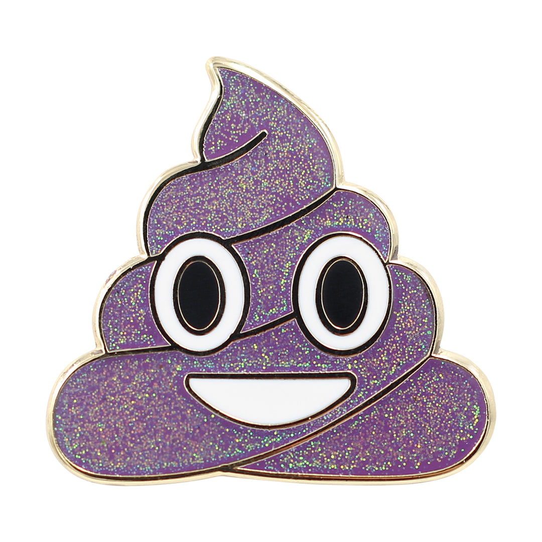 Poop Emoji Pin Series - Poop Enamel Pin Series in 5 Different Colors