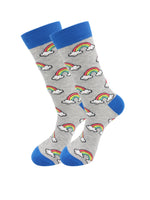 Load image into Gallery viewer, Cloud Rainbow Socks - Comfy Cotton for Men &amp; Women
