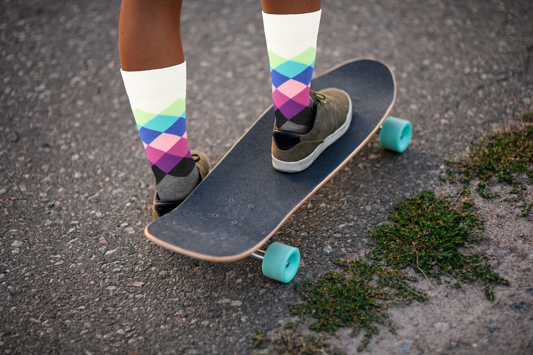 Rainbow Socks - Comfy Cotton for Men & Women