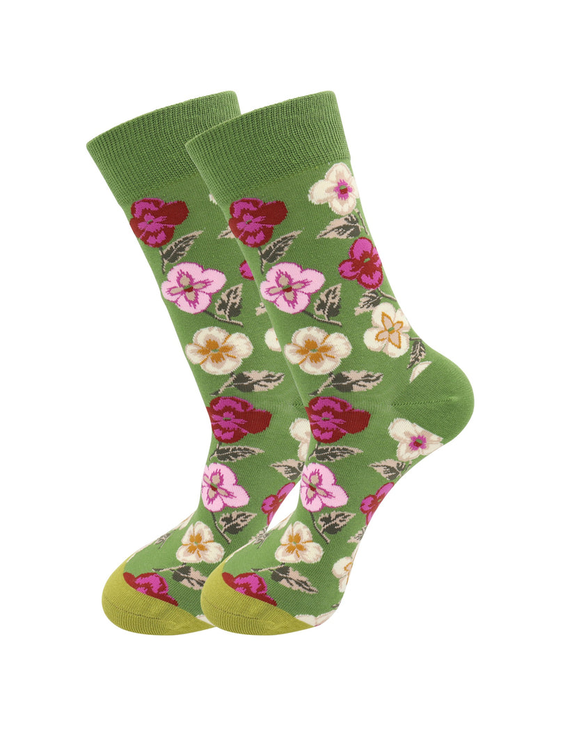 Flower Socks - Comfy Cotton for Women