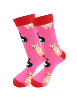 Load image into Gallery viewer, Sassy Corgi Socks - Comfy Cotton for Men &amp; Women
