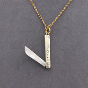 Engraved Handle Mini Folding Pocket Knife