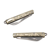 Engraved Handle Mini Folding Pocket Knife