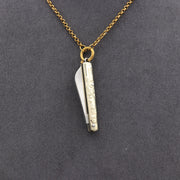 Engraved Handle Mini Folding Pocket Knife
