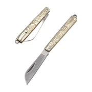 Engraved Handle Mini Folding Pocket Knife