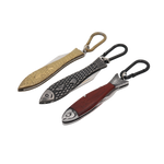 Load image into Gallery viewer, Pocket Fish Knife Keychain - 3.5 Inches
