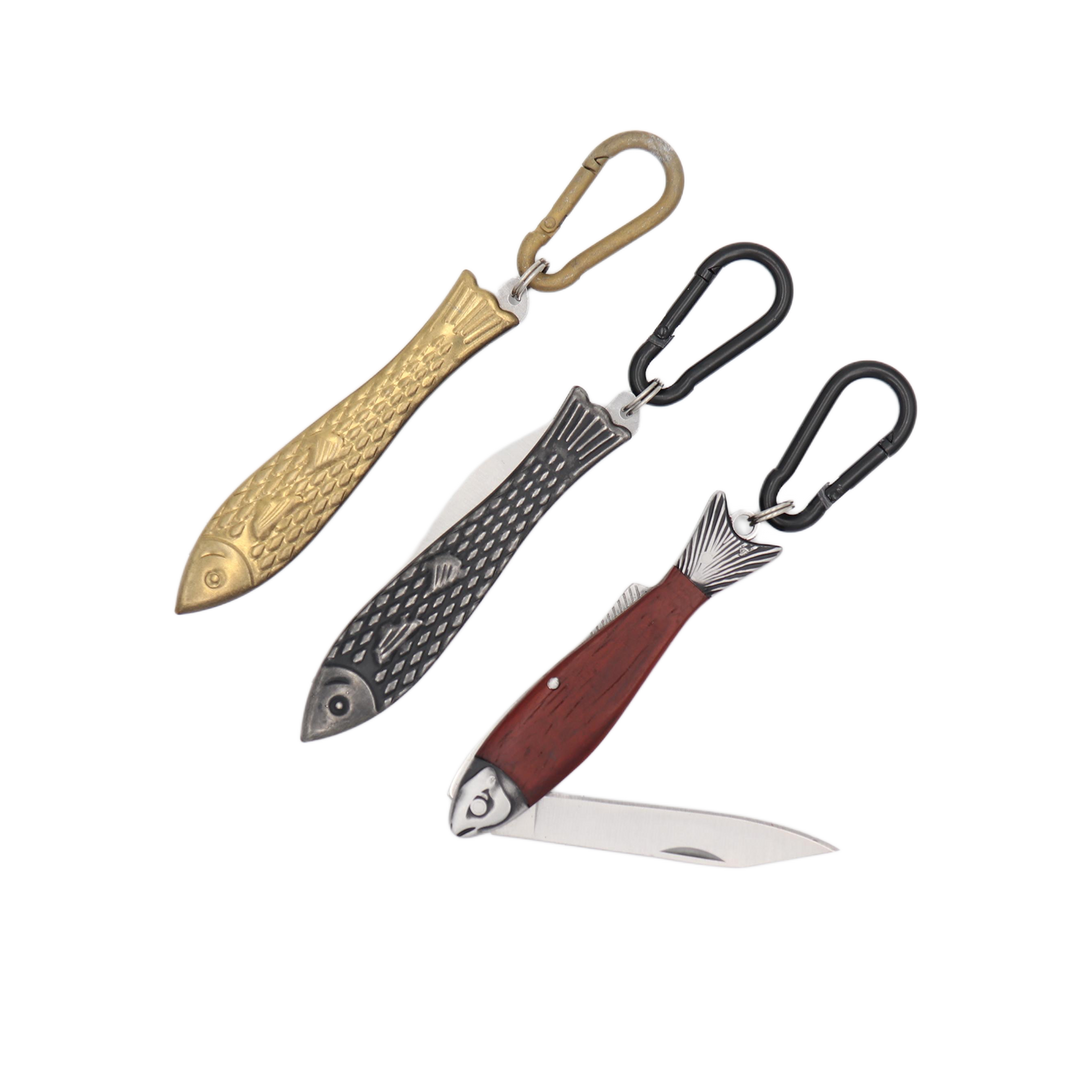Pocket Fish Knife Keychain - 3.5 Inches