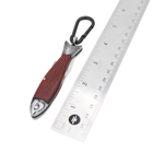 Load image into Gallery viewer, Pocket Fish Knife Keychain - 3.5 Inches

