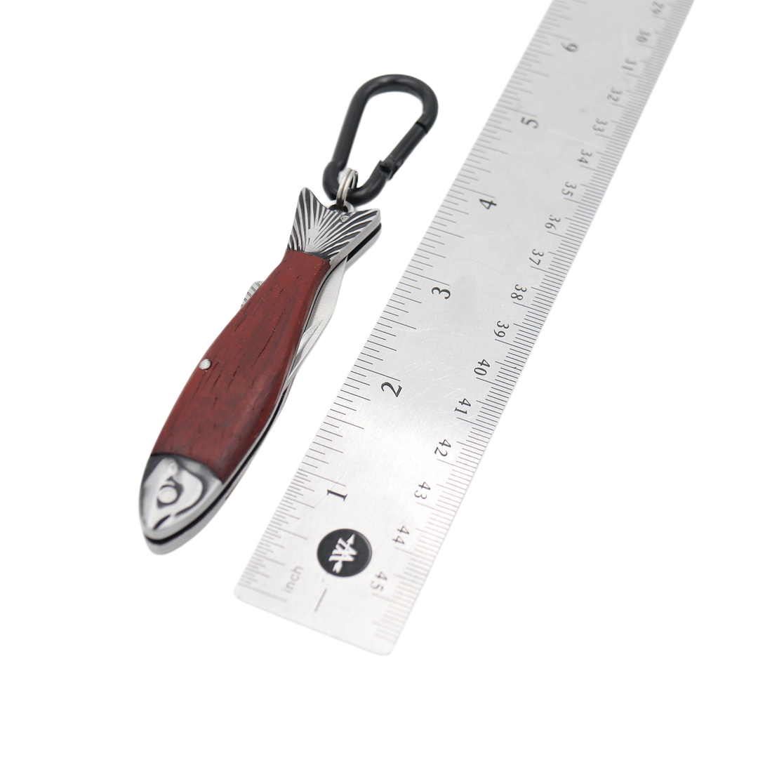 Pocket Fish Knife Keychain - 3.5 Inches