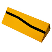 Hard Shell, Fold-Flat Colorful Vegan Leather Glasses Case - Goldenrod