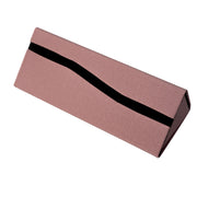Hard Shell, Fold-Flat Colorful Vegan Leather Glasses Case - Dessert Taupe