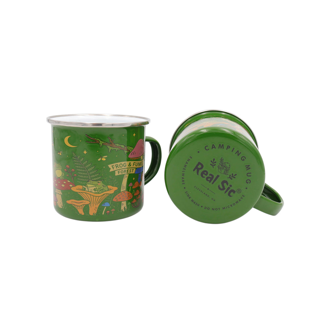 Frog & Fungi Forest 300ml Enamel Mug