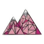 Load image into Gallery viewer, Geometric Mountain – Colorado / Mountain Life Enamel Pin