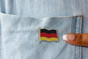 Germany Flag Enamel Pin For Patriotic & Ceremonial Souvenir