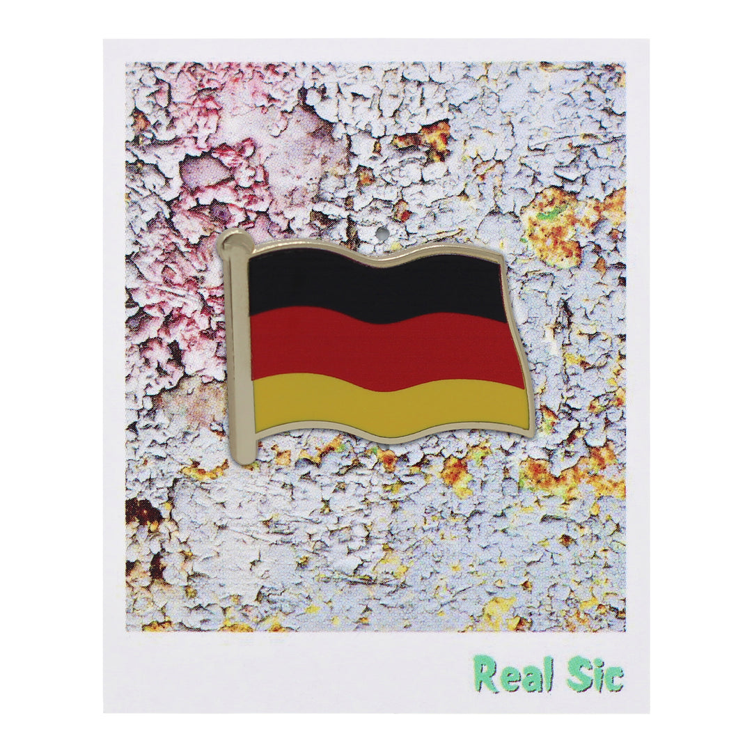 Germany Flag Enamel Pin For Patriotic & Ceremonial Souvenir