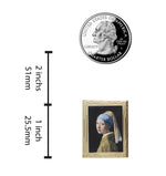 Load image into Gallery viewer, Girl with a Pearl Earring Art Enamel Pin - Vermeer Masterpiece Reproduction lapel pin