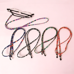 Load image into Gallery viewer, Glasses Holder Strap – Ethnic Fabric Eyeglass Lanyard Necklace