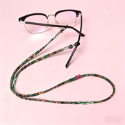 Glasses Holder Strap – Ethnic Fabric Eyeglass Lanyard Necklace