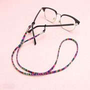 Glasses Holder Strap – Ethnic Fabric Eyeglass Lanyard Necklace