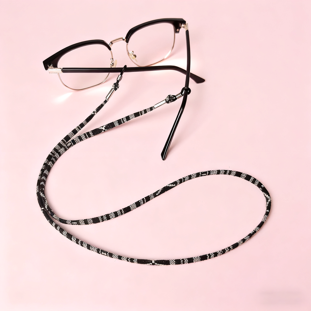 Glasses Holder Strap – Ethnic Fabric Eyeglass Lanyard Necklace