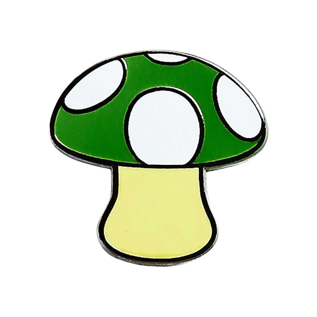 Mushroom Emoji – Enamel Pin for your Life