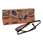 Load image into Gallery viewer, Oyser Print Glasses Case - Vegan Leather Magic Folding Hardcase