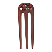 Triple Fork Wood Hair Fork - Japanese Hair Accessory - Hair Stick, Pin