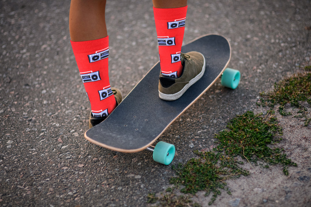 Boombox Speaker Socks - Comfy Music Cotton Socks for Men & Women