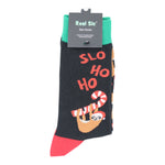 Load image into Gallery viewer, Candy Cane Sloth Christmas Holiday Socks - Comfy Cotton for Men &amp; Women
