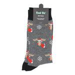 Load image into Gallery viewer, Reindeer Christmas Holiday Socks - Comfy Cotton for Men &amp; Women
