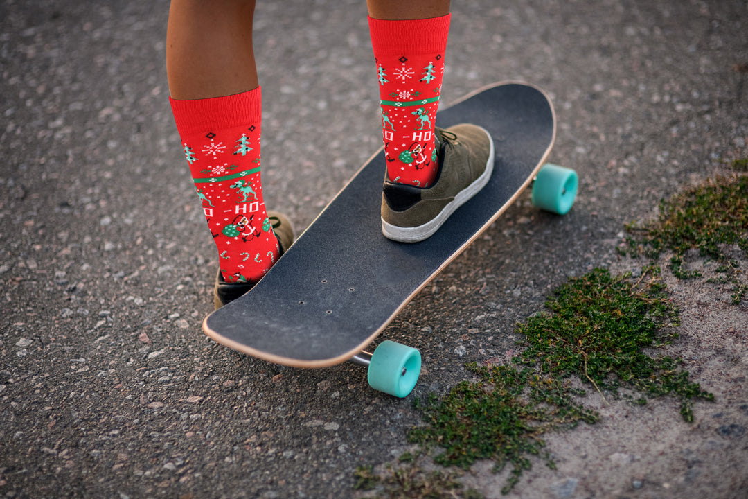 Christmas Sweater Holiday Socks - Comfy Cotton for Men & Women