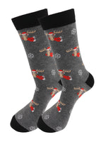 Load image into Gallery viewer, Reindeer Christmas Holiday Socks - Comfy Cotton for Men &amp; Women
