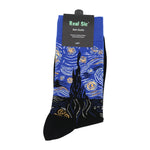 Load image into Gallery viewer, Starry Night by Van Gogh Art Socks - Comfy Cotton for Men &amp; Women
