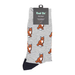 Load image into Gallery viewer, Sitting Fox Animal Socks - Comfy Cotton for Men &amp; Women
