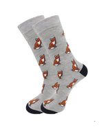 Load image into Gallery viewer, Sitting Fox Animal Socks - Comfy Cotton for Men &amp; Women
