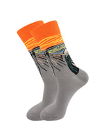 Load image into Gallery viewer, The Scream by Edvard Munch Art Socks - Comfy Cotton for Men &amp; Women
