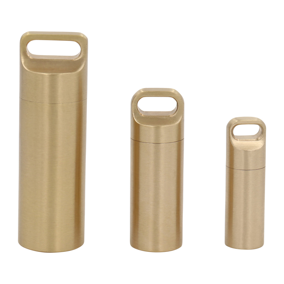 CNC 304 Brass - Pill Holder Keychain