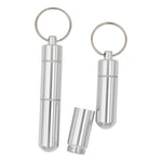 Load image into Gallery viewer, Aluminum Adjustable Pill Holder Keyring
