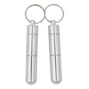 Aluminum Adjustable Pill Holder Keyring